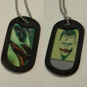 Joker Comic Double Sided Dog Tag Handmade